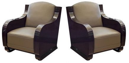 2 CLUB ARMCHAIRS 