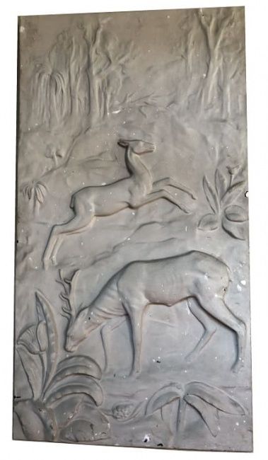  2 Panels in  stucco