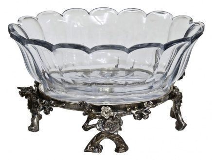 Centerpiece Christofle, Baccarat (French)