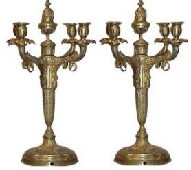 2 Candelabras  Albert Marionnet (French)