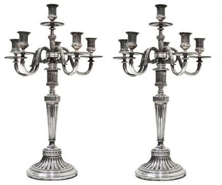 Christofle pair Candelabras (French)
