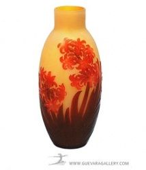Glass Gallé ( Decoration Hyacinths)(French)