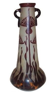 Glass Le Verre ( Chardons plant )(French)